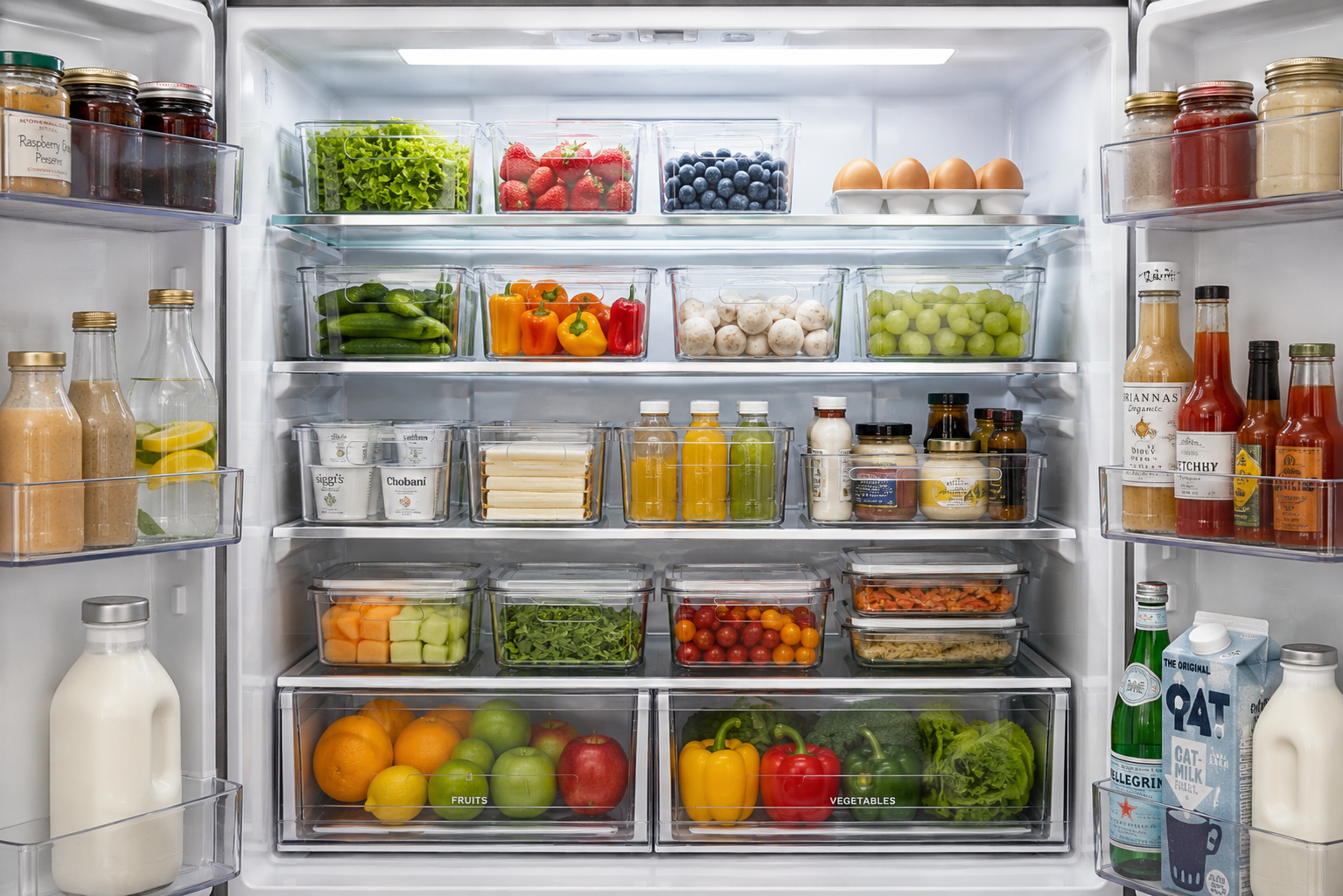 15 Fridge Organisation Ideas That Actually Save Space
